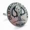 Old School Yellowstone Park Tokens Silver Tone Old Faithful Cuff Link 1.JPG